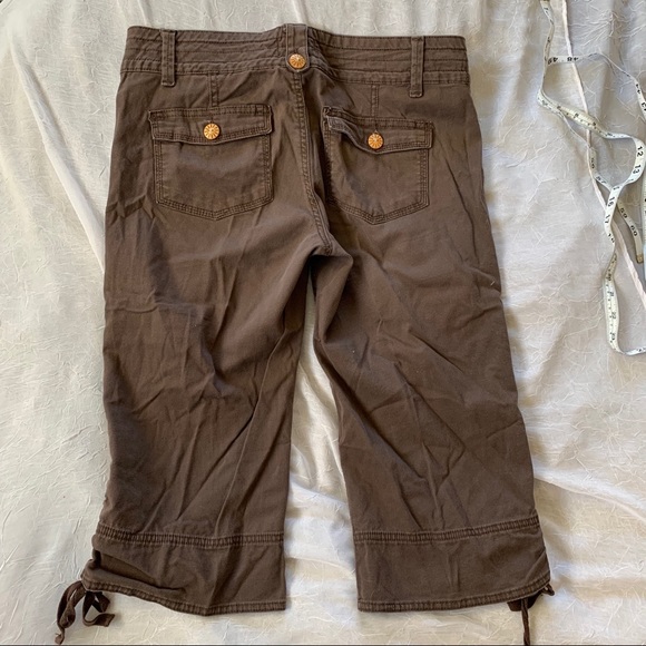 No Boundaries brown capri pants juniors 11 average - Picture 2 of 9